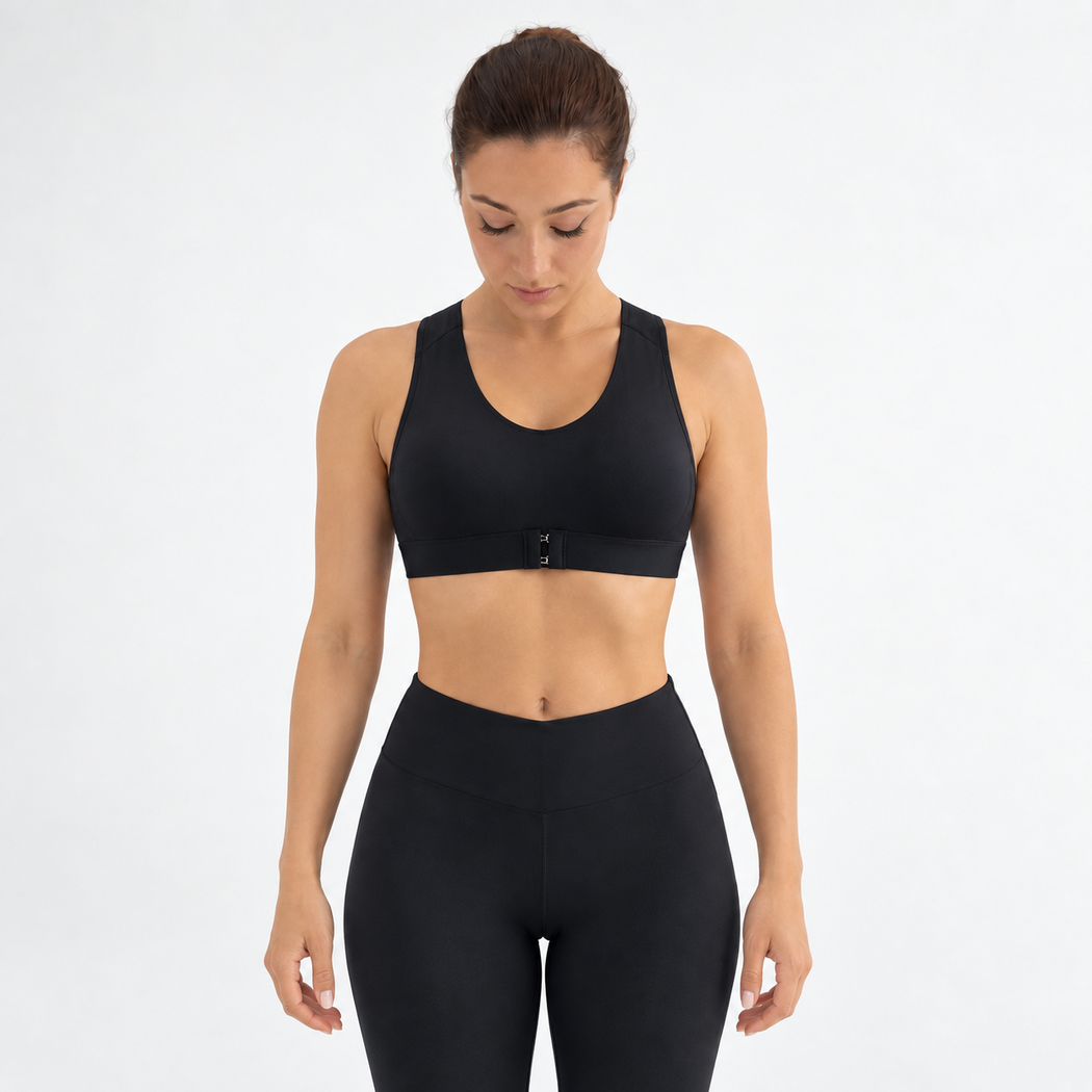 INUNDER AlignFit Front & Back Closure Sports Bra – Posture Support