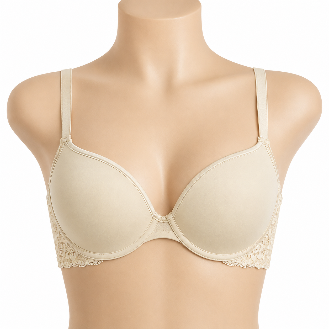 INUNDER Lace Side Padded Underwire Bra