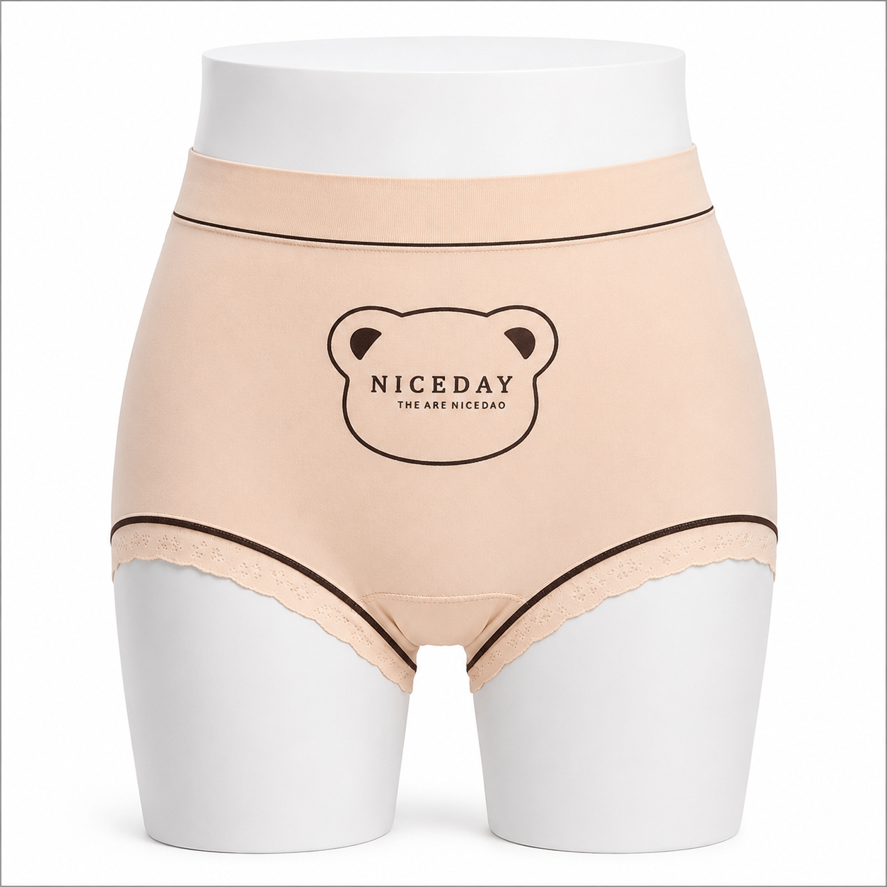 Set of 2 – Premium Printed High-Waist Comfort Panties