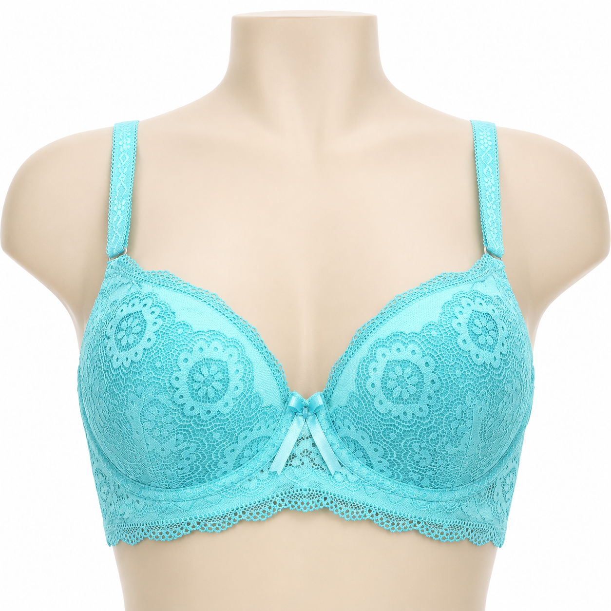 INUNDER Floral Lace Padded Underwire Bra