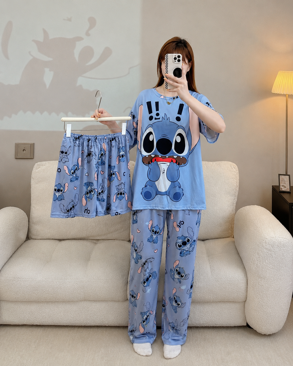 INUNDER Printed 3-Piece PJ Set