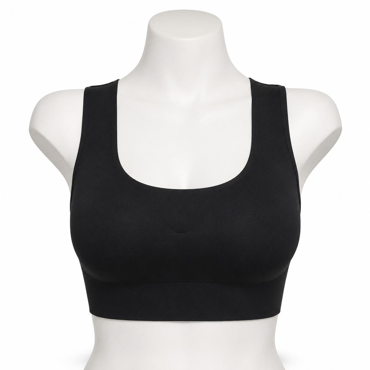 Premium NoirLuxe Lace-Back Comfort Bra