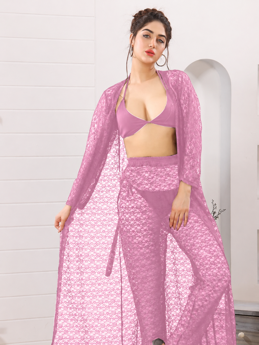 Her Lace Nighty Set