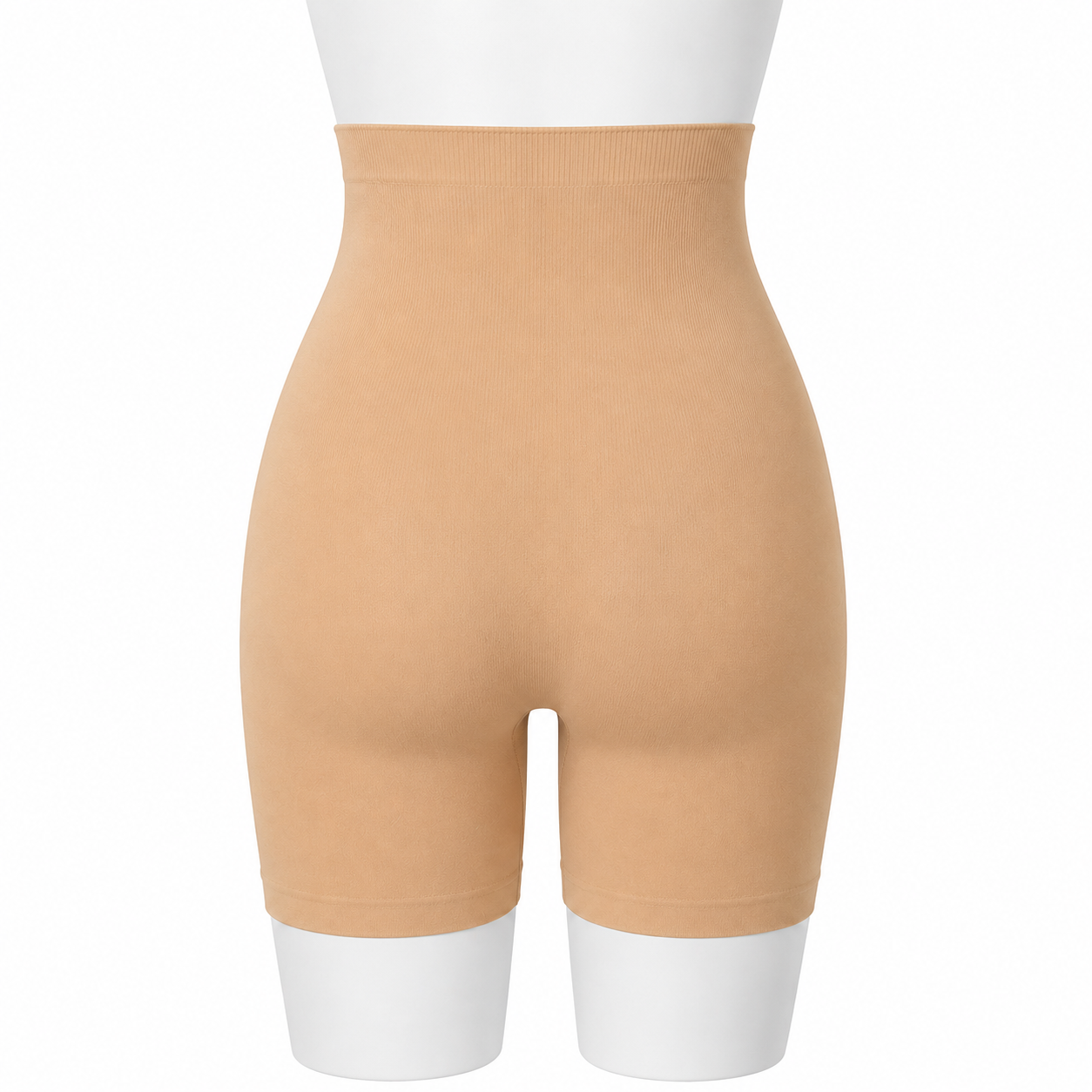 High-Waist Seamless Body Shaper Shorts – Thigh & Tummy Control