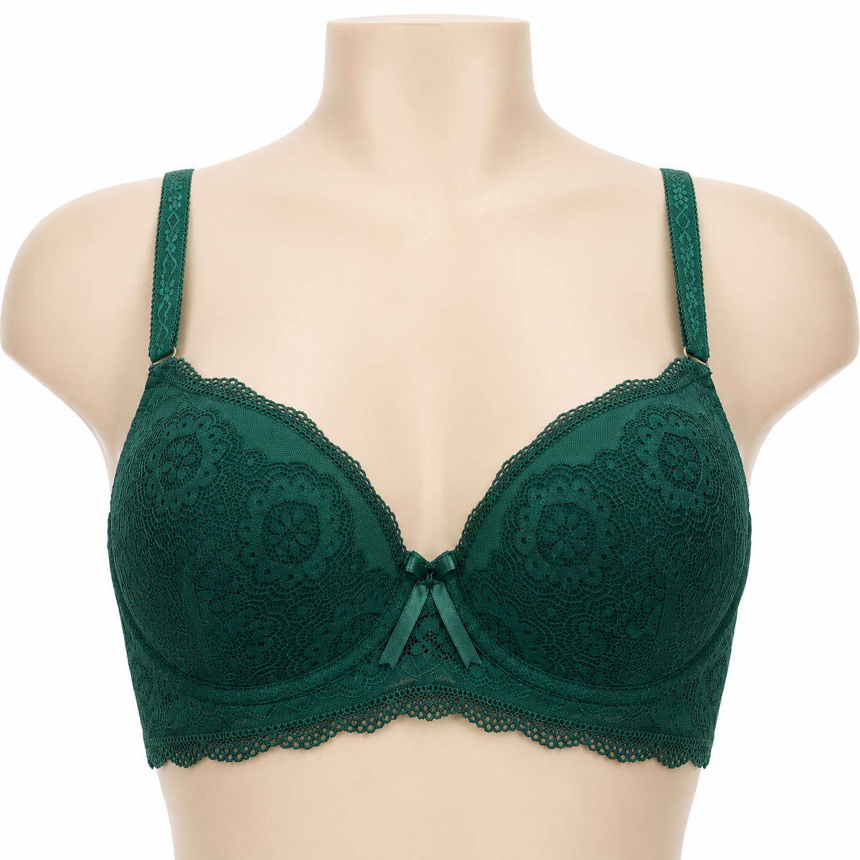 INUNDER Floral Lace Padded Underwire Bra