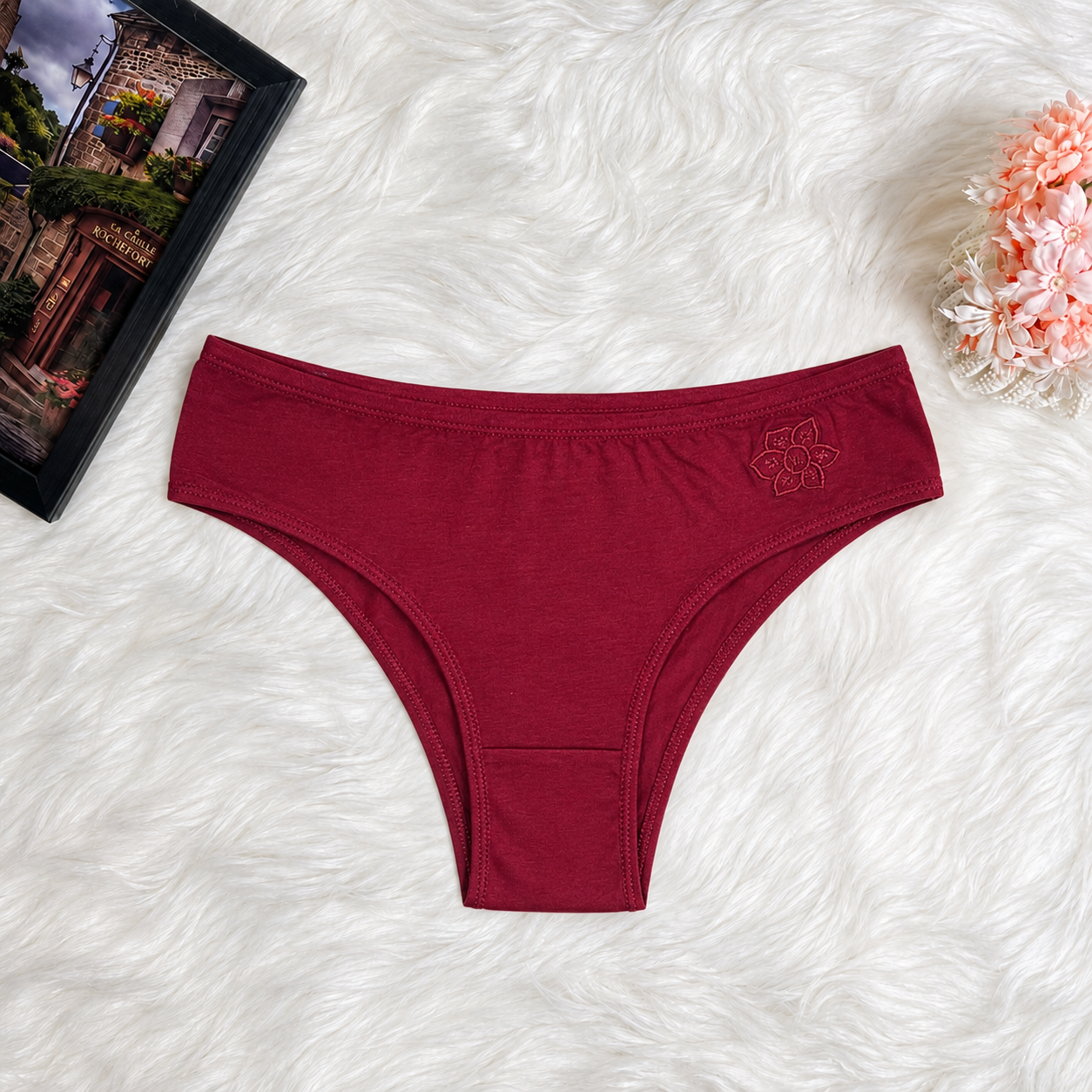 ( Pack of 3 ) Soft Stretch Mid-Waist Panty