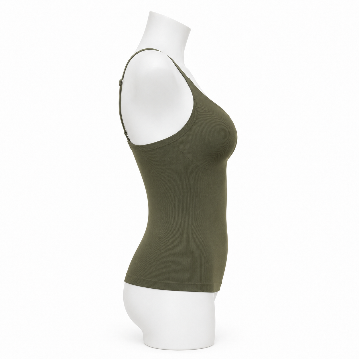 INUNDER Ribbed Seamless Built-In Bra Camisole
