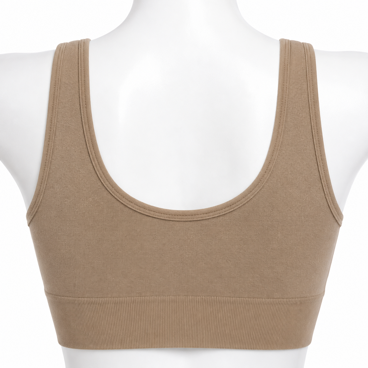 Seamless Front Zip Wireless Bra – Racerback Comfort Fit