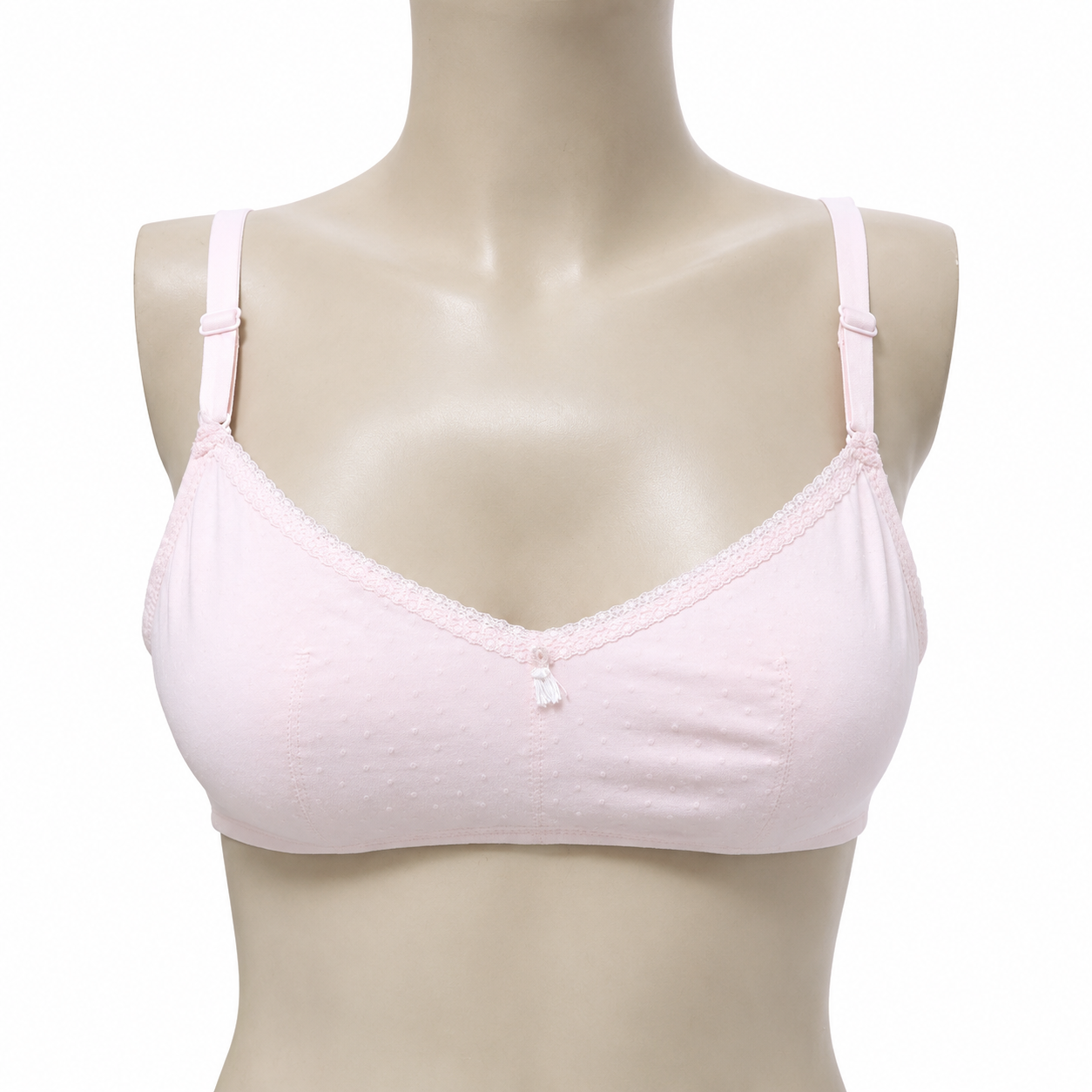 INUNDER Breathable Full Coverage Non Padded Double Stuff Bra with Removable Straps