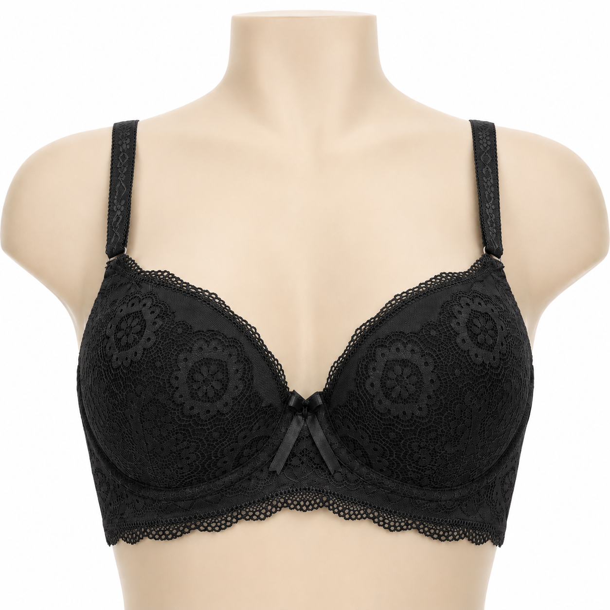 INUNDER Floral Lace Padded Underwire Bra