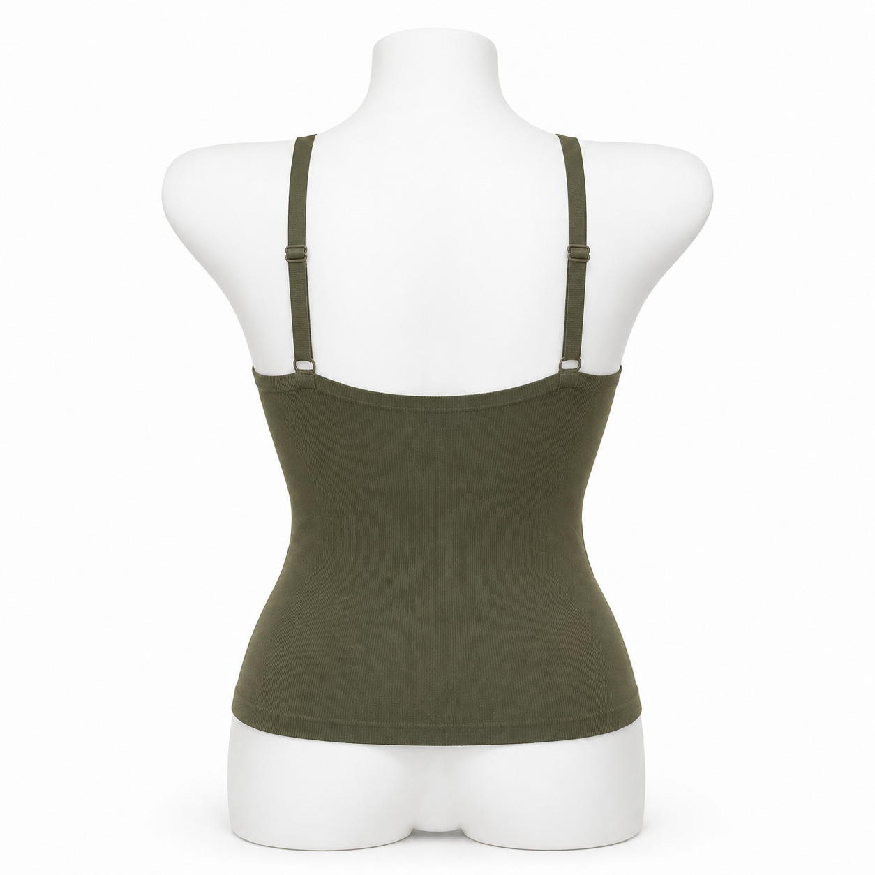 INUNDER Ribbed Seamless Built-In Bra Camisole
