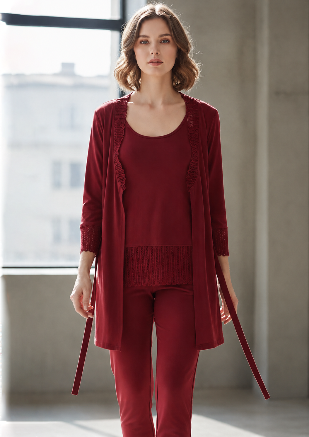 Premium Soft Jersey Robe Set