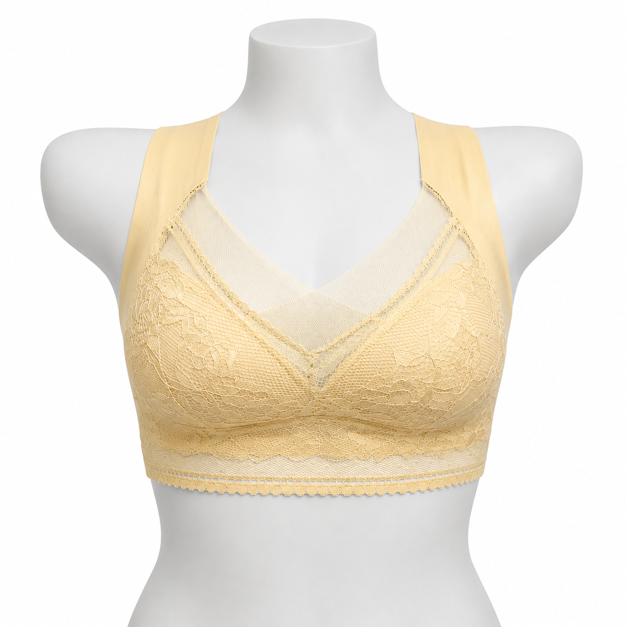 Premium LaceEmbrace Wide-Strap Comfort Bra