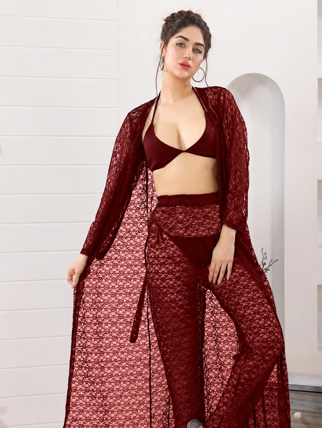 Her Lace Nighty Set