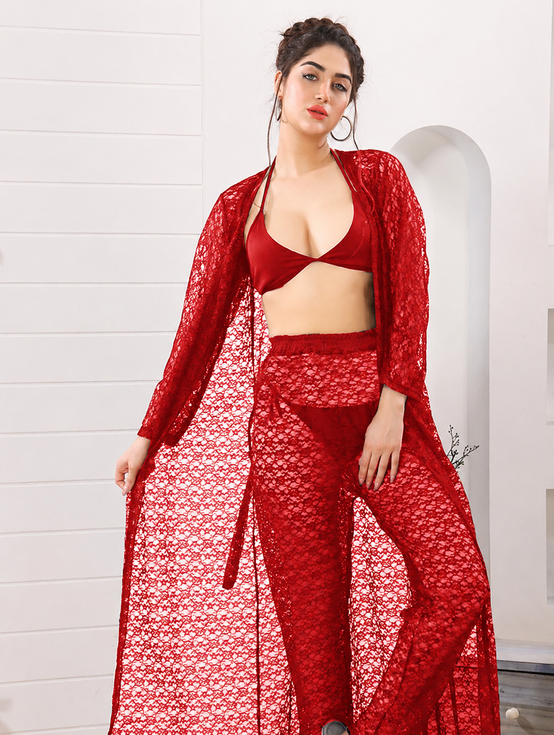 Her Lace Nighty Set
