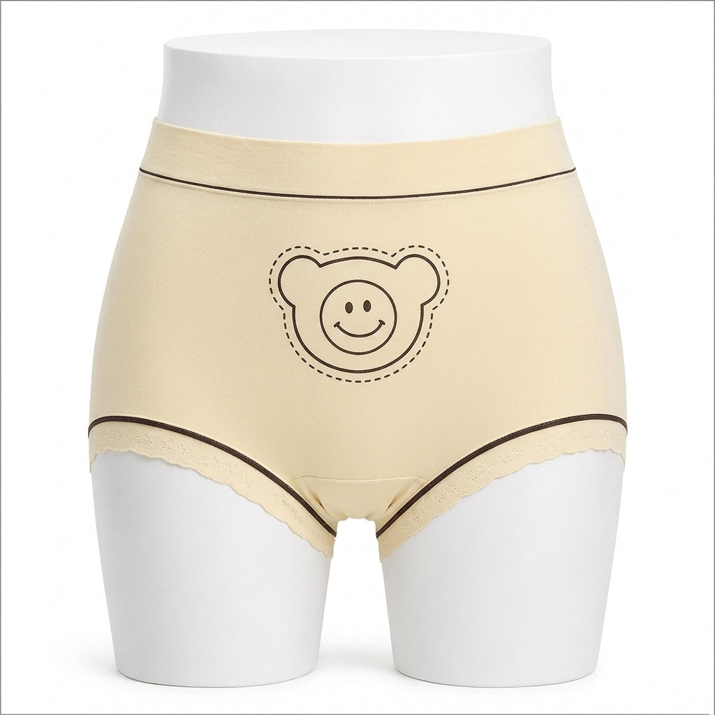 Set of 2 – Premium Printed High-Waist Comfort Panties