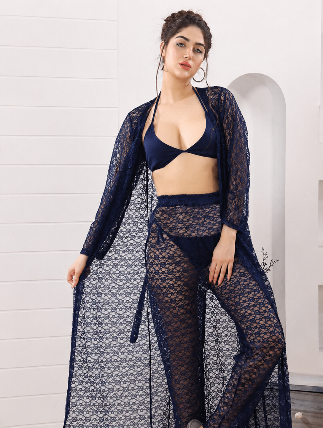 Her Lace Nighty Set