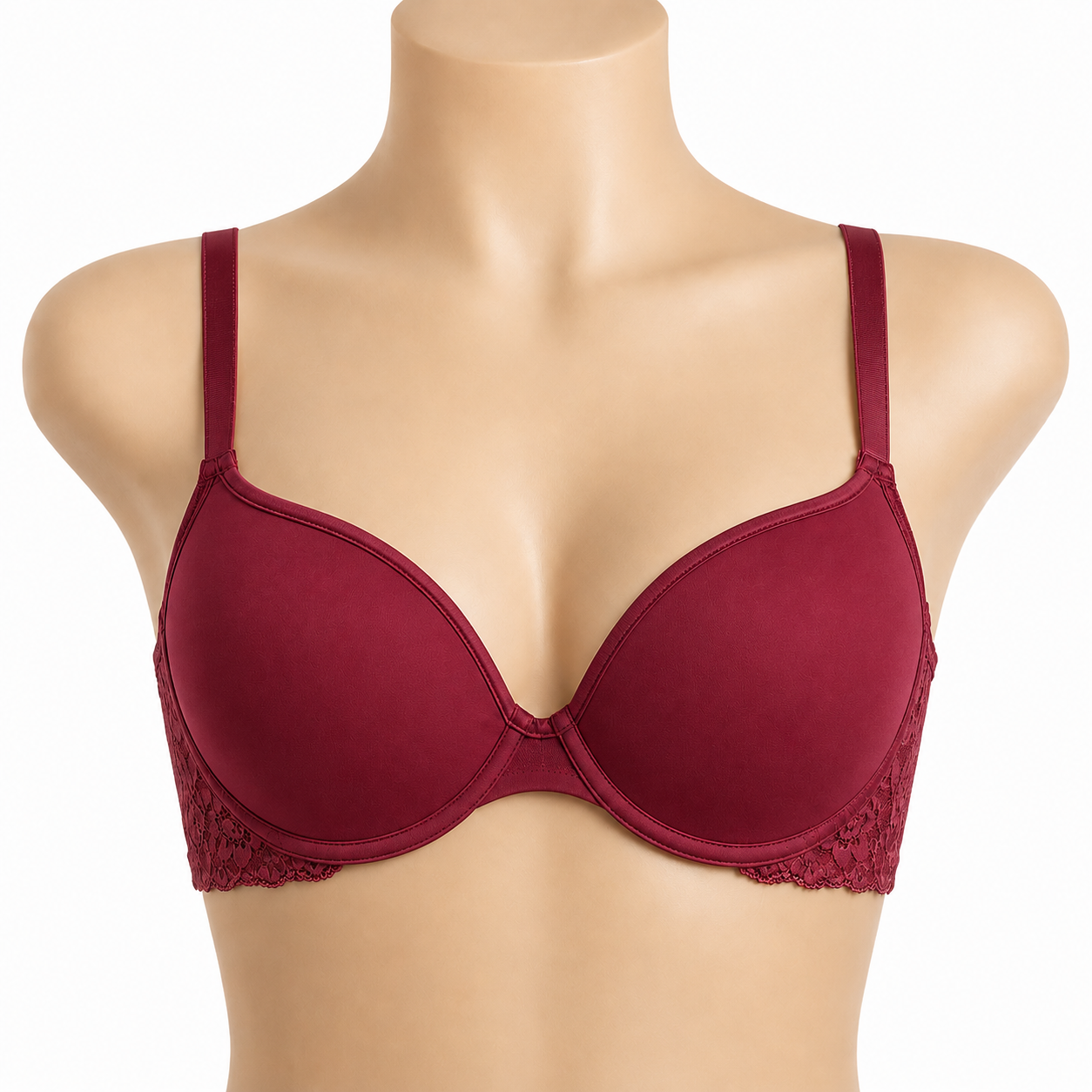 INUNDER Lace Side Padded Underwire Bra