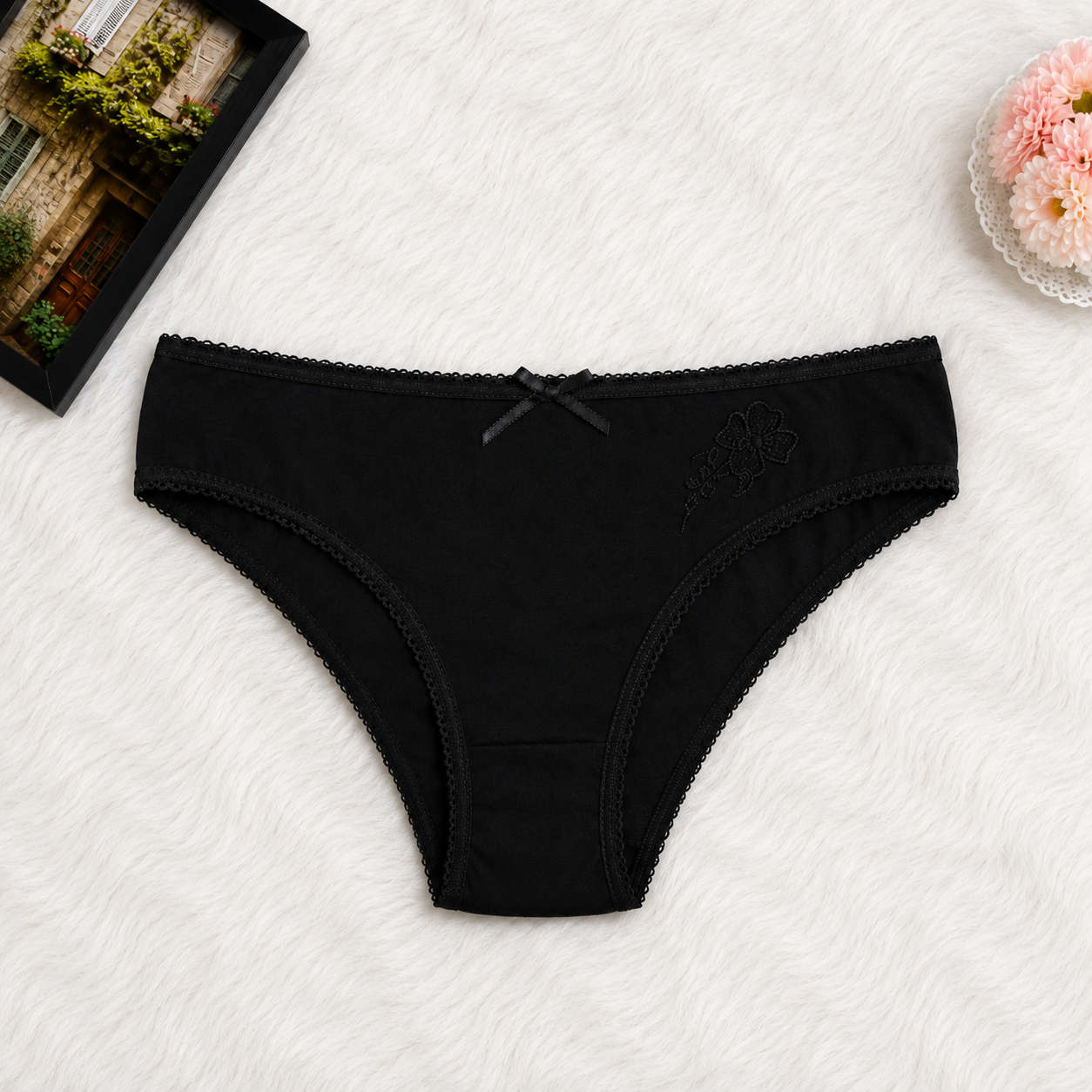 ( Pack of 3 ) Soft Stretch Mid-Waist Panty