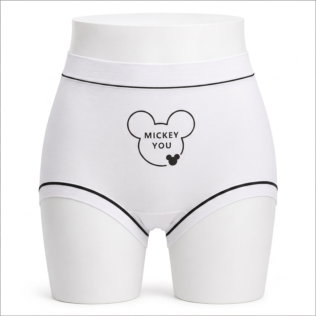 Set of 2 – Premium Printed High-Waist Comfort Panties