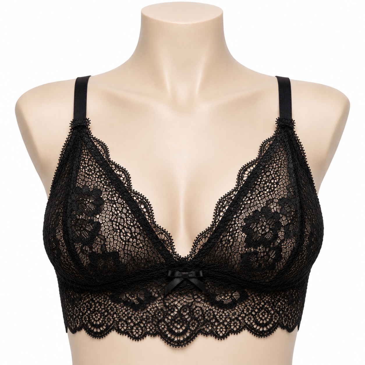 INUNDER Sheer Lace Non-Padded Bralette