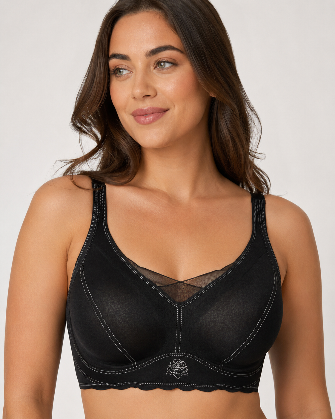 Premium LuxeLift Full-Coverage Support Bra