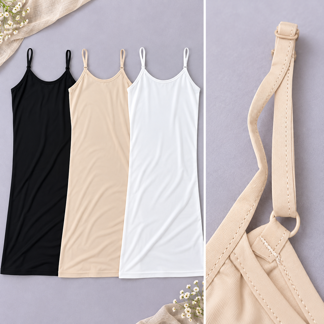Imported Long Everyday Soft Camisole