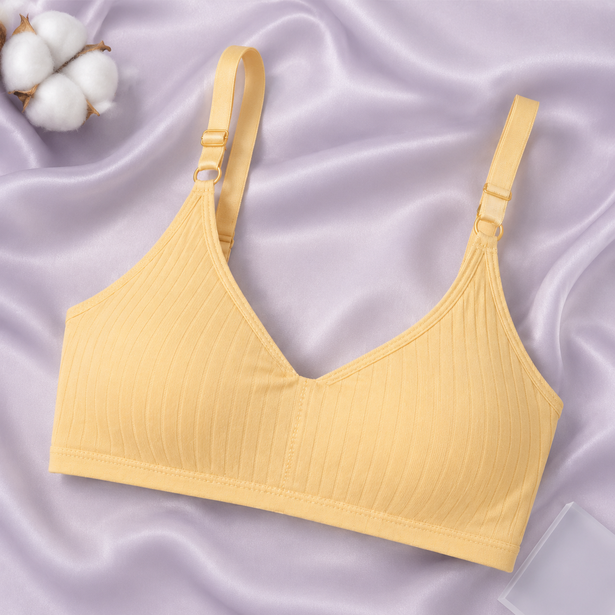 INUNDER Adjustable Strap Seamless Comfort Bra Removeable Pad