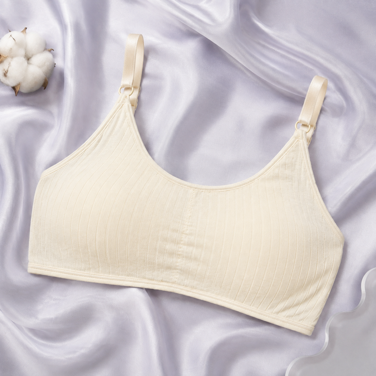 INUNDER Adjustable Strap Seamless Comfort Bra Removeable Pad