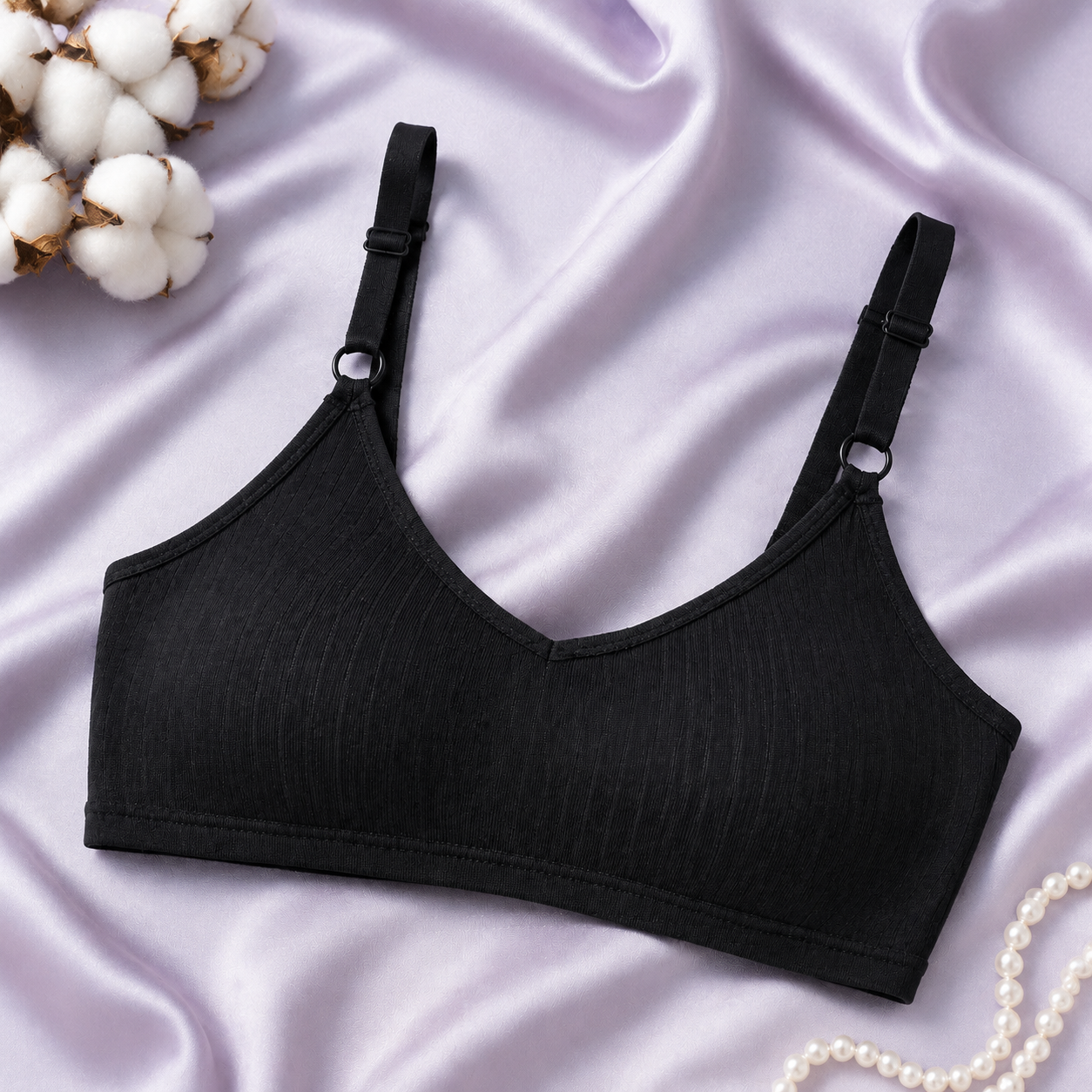 INUNDER Adjustable Strap Seamless Comfort Bra Removeable Pad