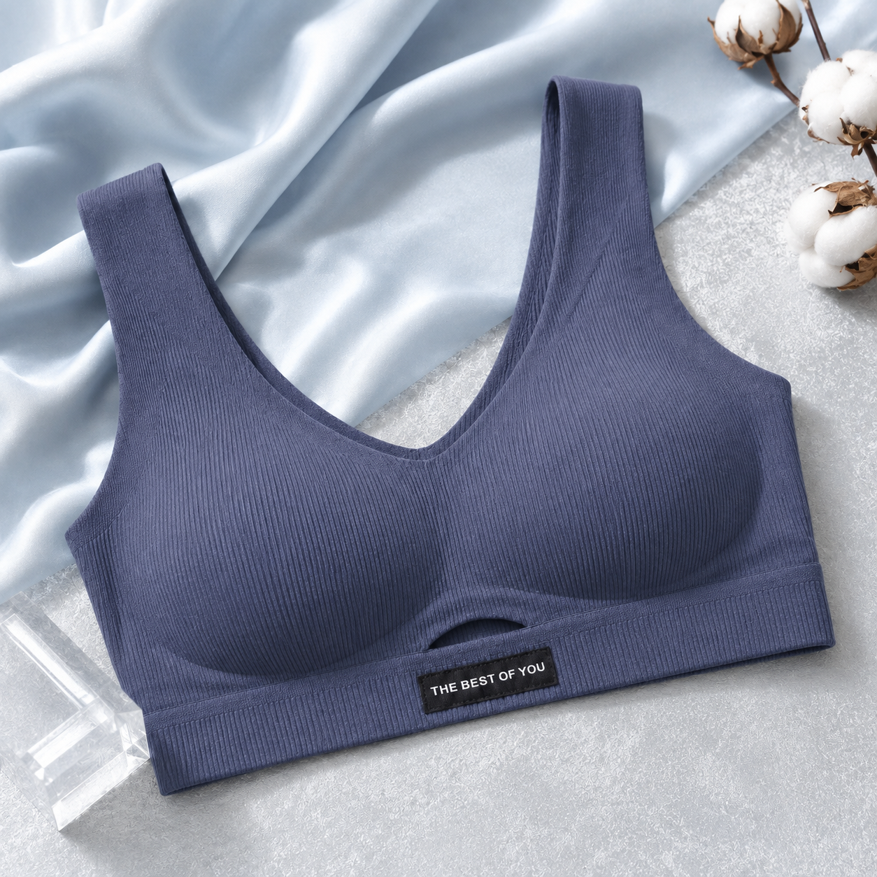 Her Four-Way Stretchable Removable Padded Sports Bra