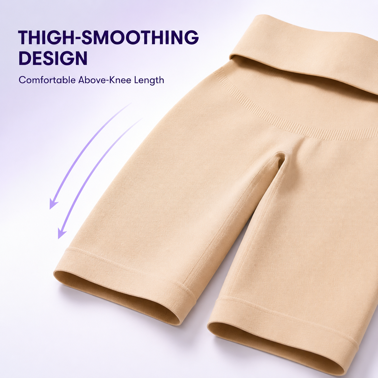 INUNDER UltraSculpt 360° High-Waist Thigh Shaper – Seamless Tummy Control Shorts
