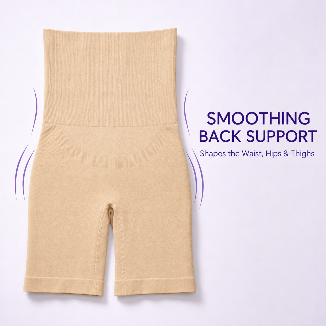 INUNDER UltraSculpt 360° High-Waist Thigh Shaper – Seamless Tummy Control Shorts