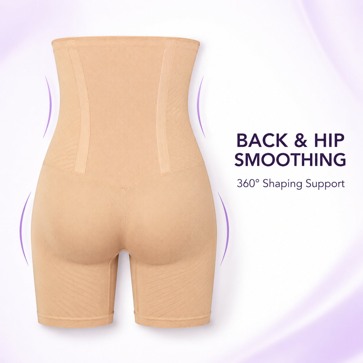 INUNDER CinchSculpt Dual-Compression High-Waist Body Shaper – Adjustable Tummy Control Shorts
