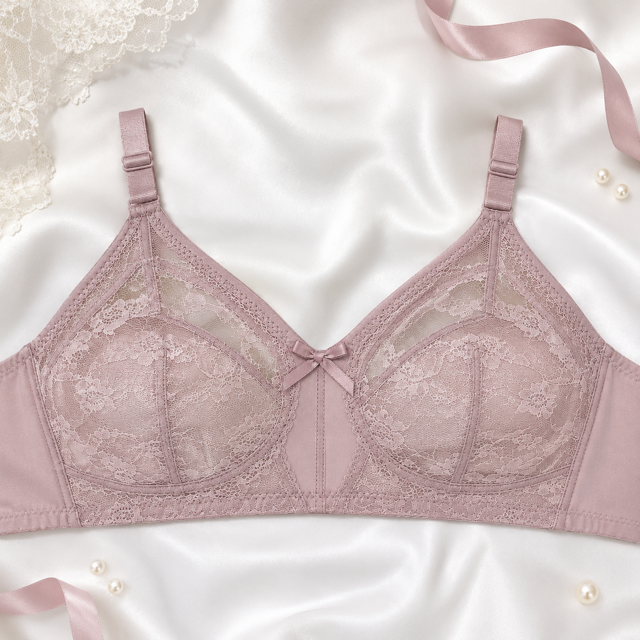 INUNDER Lace Full Coverage Support Bra