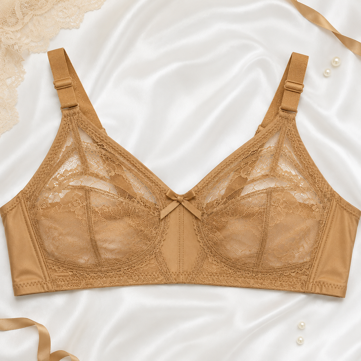 INUNDER Lace Full Coverage Support Bra