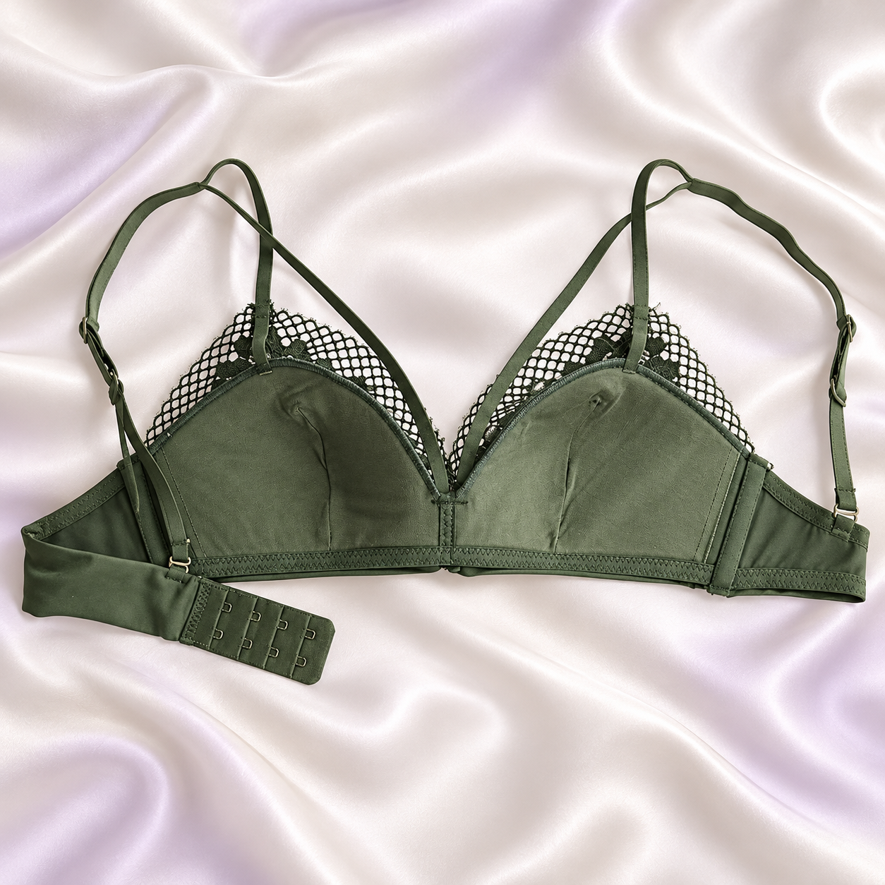 INUNDER LaceMuse Double-Strap Bra & Panty Set – Floral Lace Lingerie