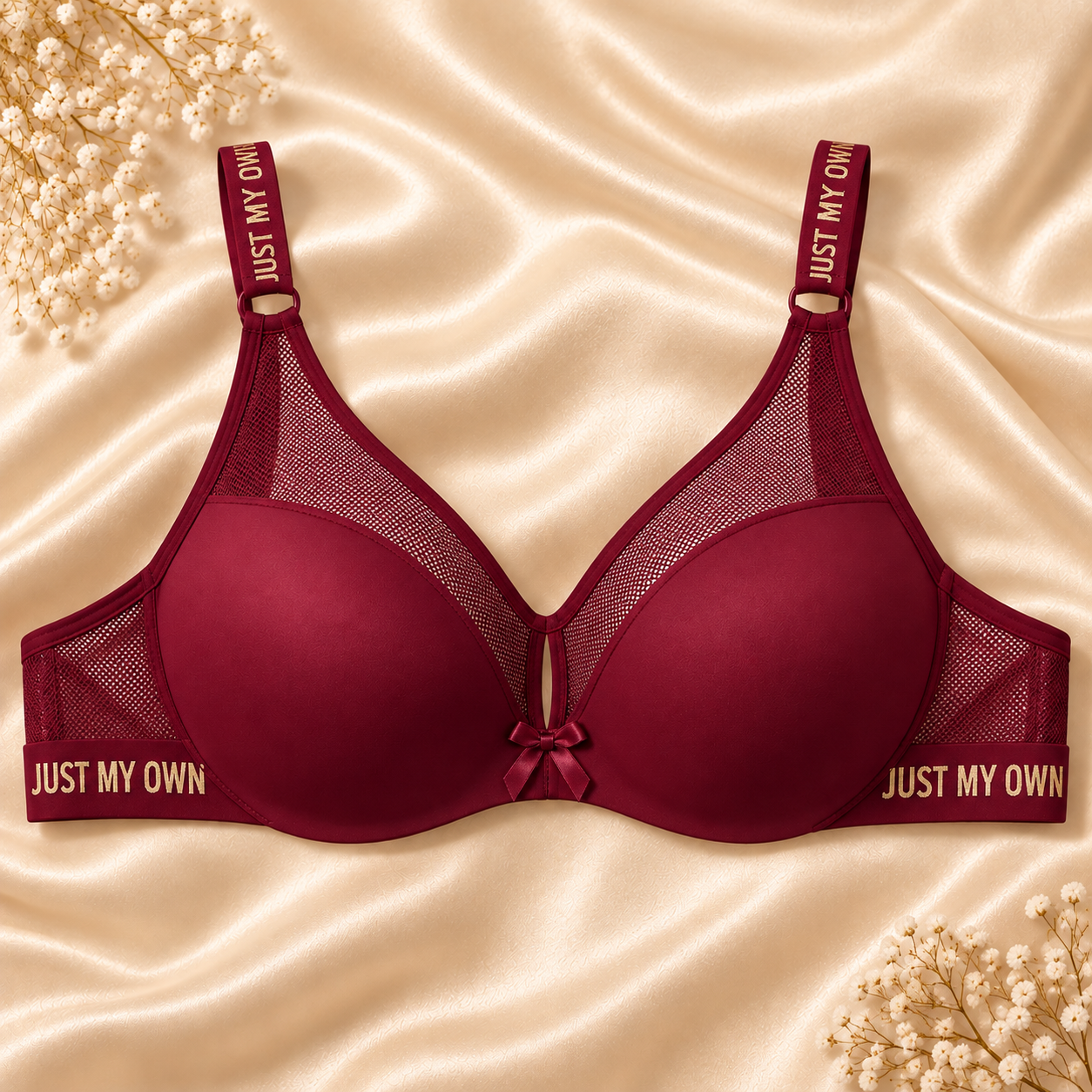 INUNDER AirMesh Comfort Bra – Smooth Padded Cups & Breathable Support