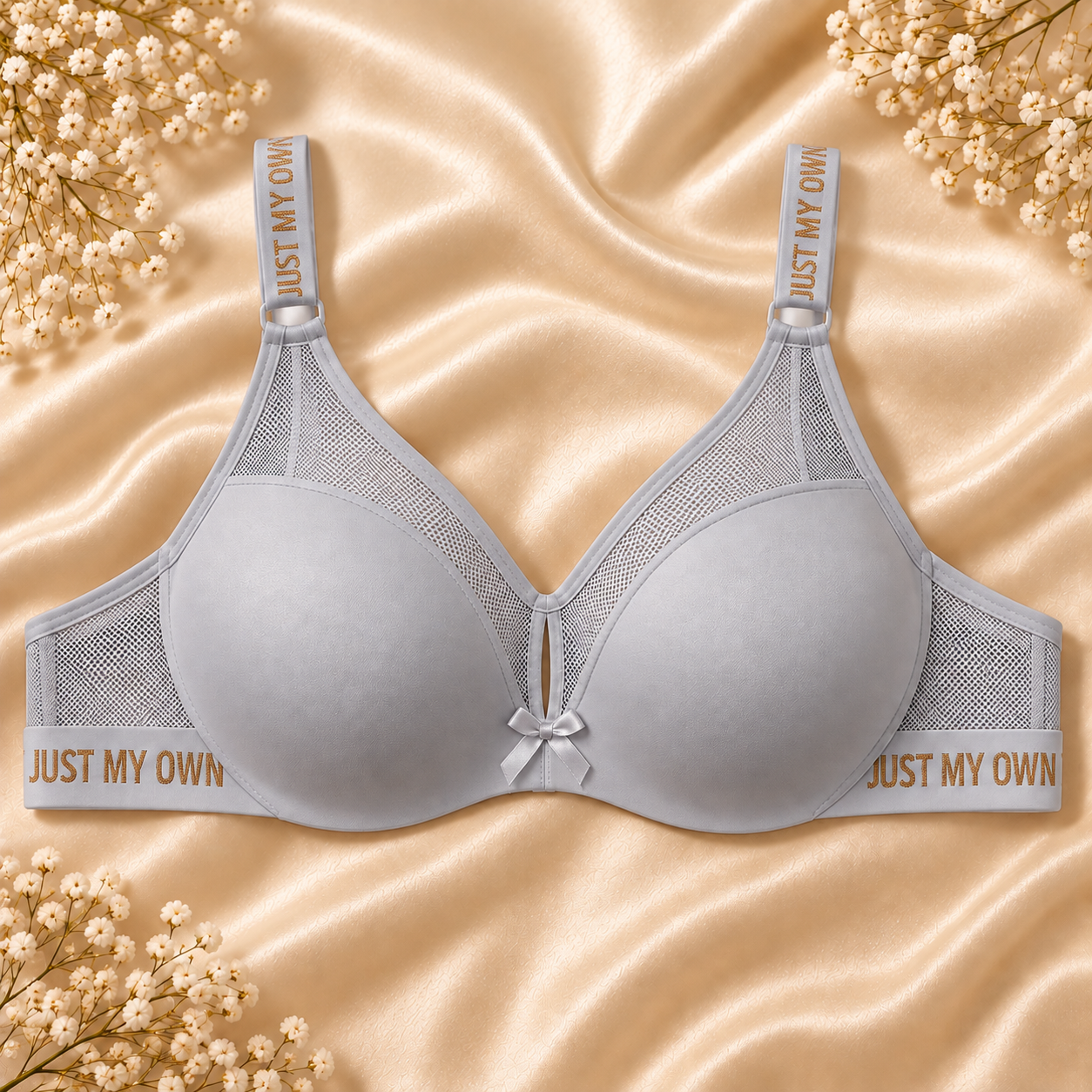 INUNDER AirMesh Comfort Bra – Smooth Padded Cups & Breathable Support