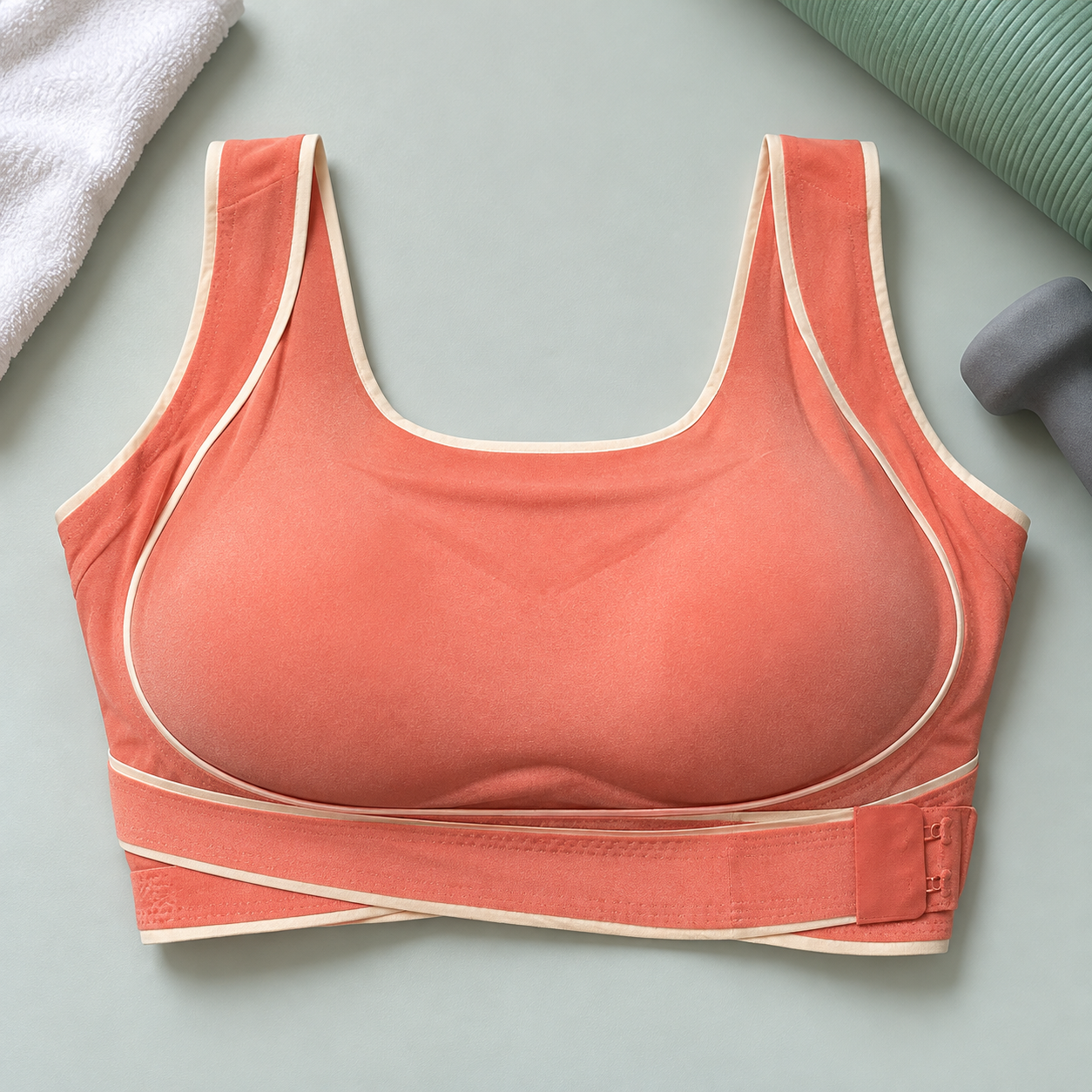 Imported Front-Hooks Sports Bra