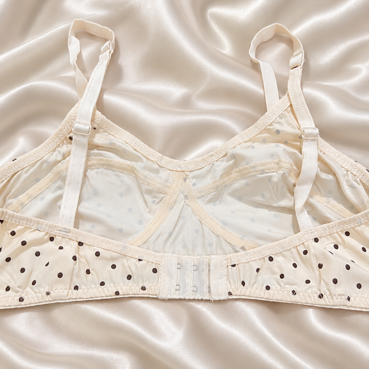 Imported Pack of 2 — Polka Dot Soft Stretch Bras