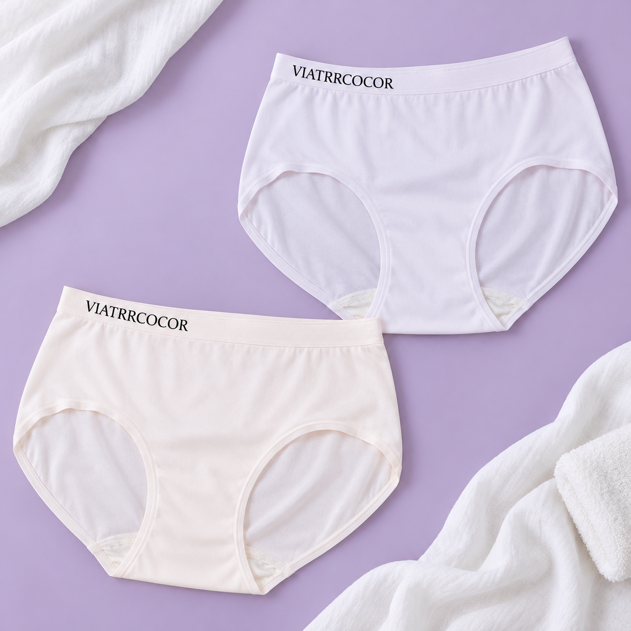 Imported Pack of 2 Printed Waistband Panties