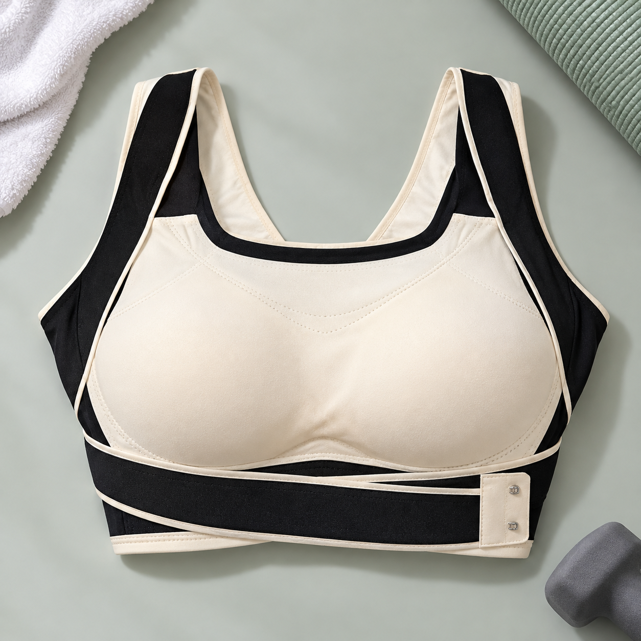 Imported Front-Hooks Sports Bra