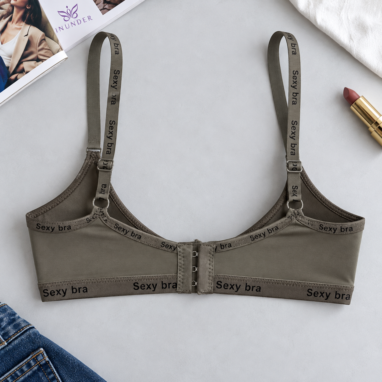 Imported Sexy Bra Printed-Band Bra