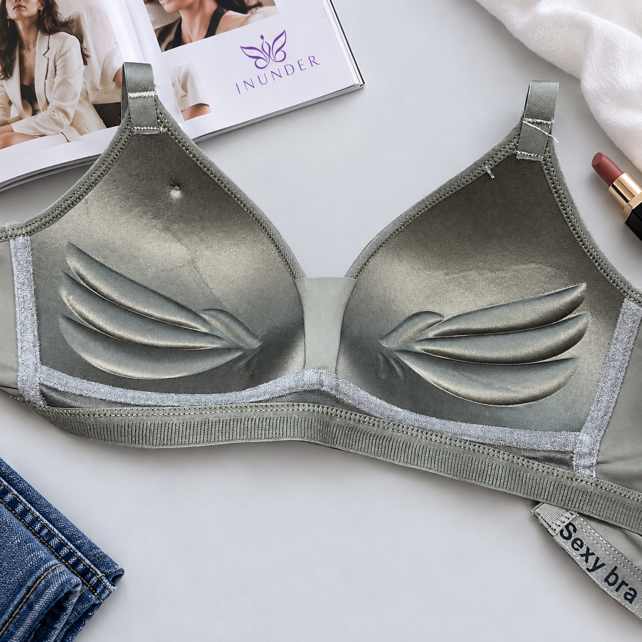 Imported Sexy Bra Printed-Band Bra