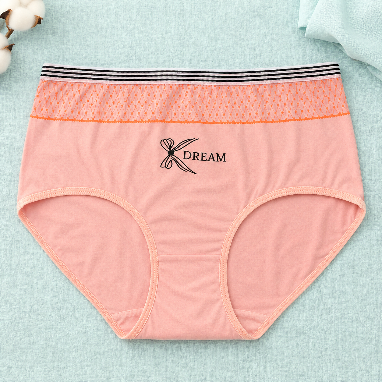(Set of 3) Reve DREAM Net-Band High-Waist Panty
