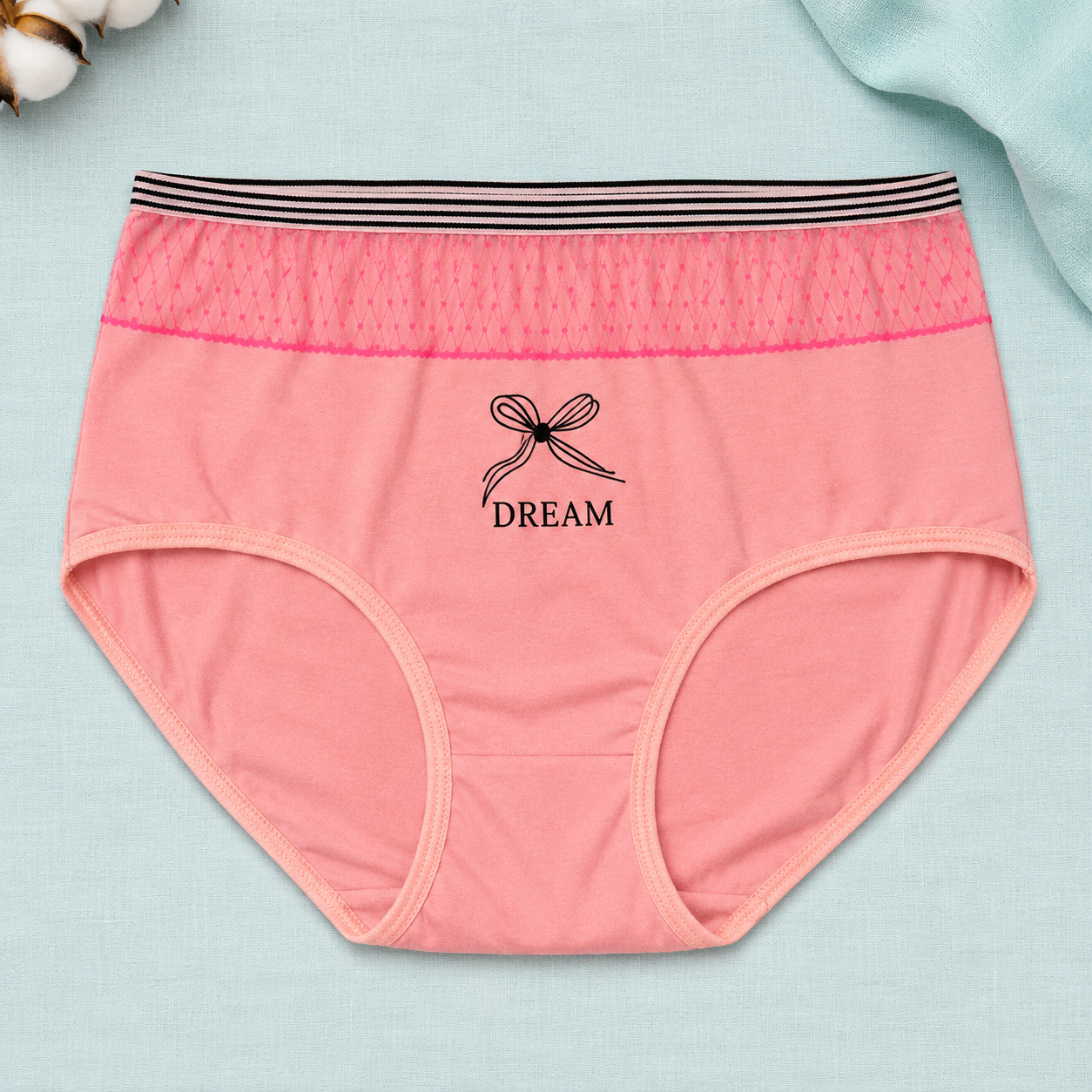 (Set of 3) Reve DREAM Net-Band High-Waist Panty