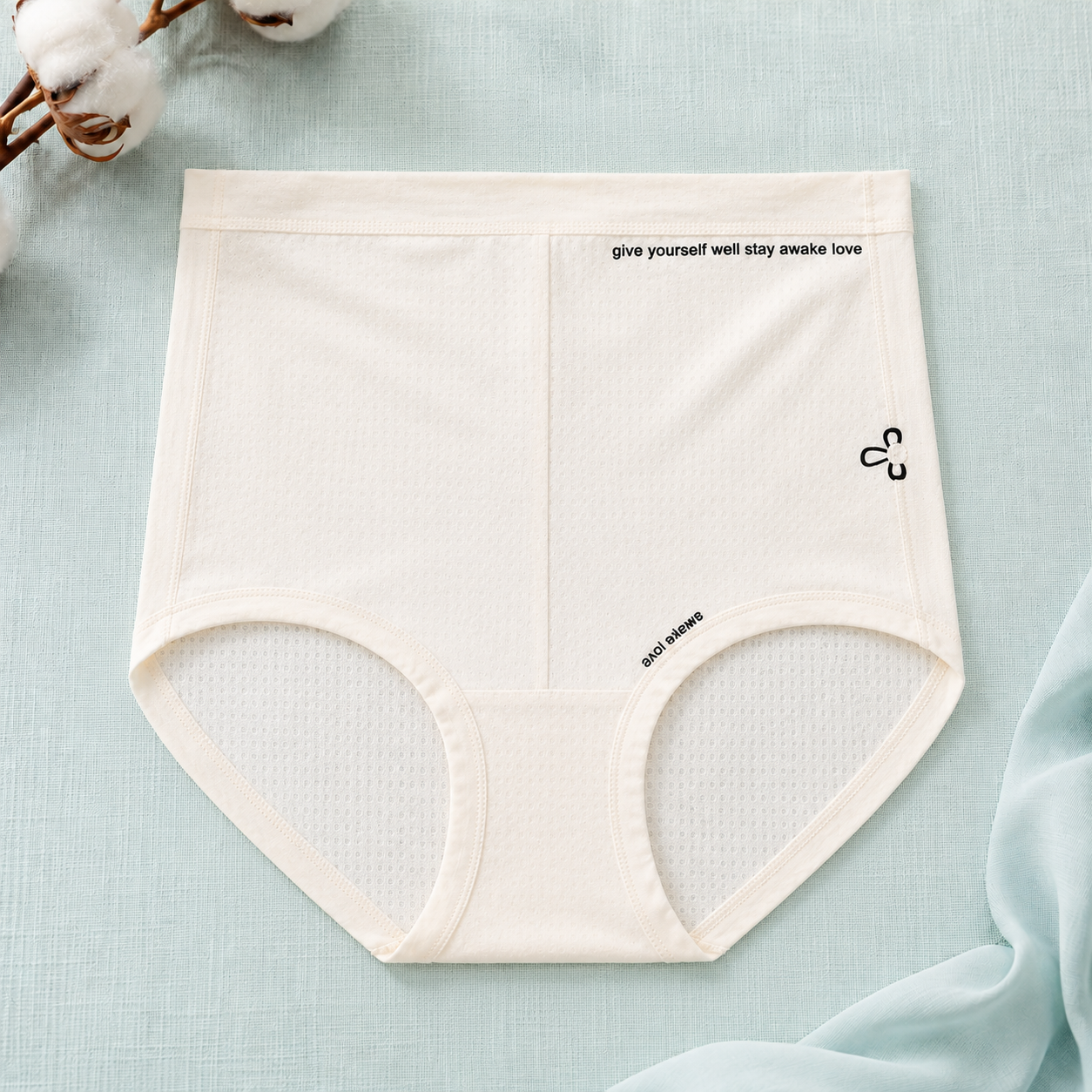 (Set of 3) Aurelia Breathable Mesh-Panel High-Waist Panty