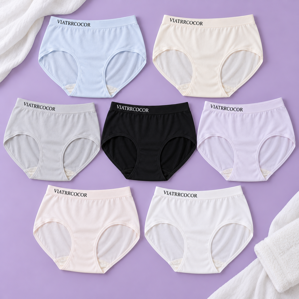 Imported Pack of 2 Printed Waistband Panties