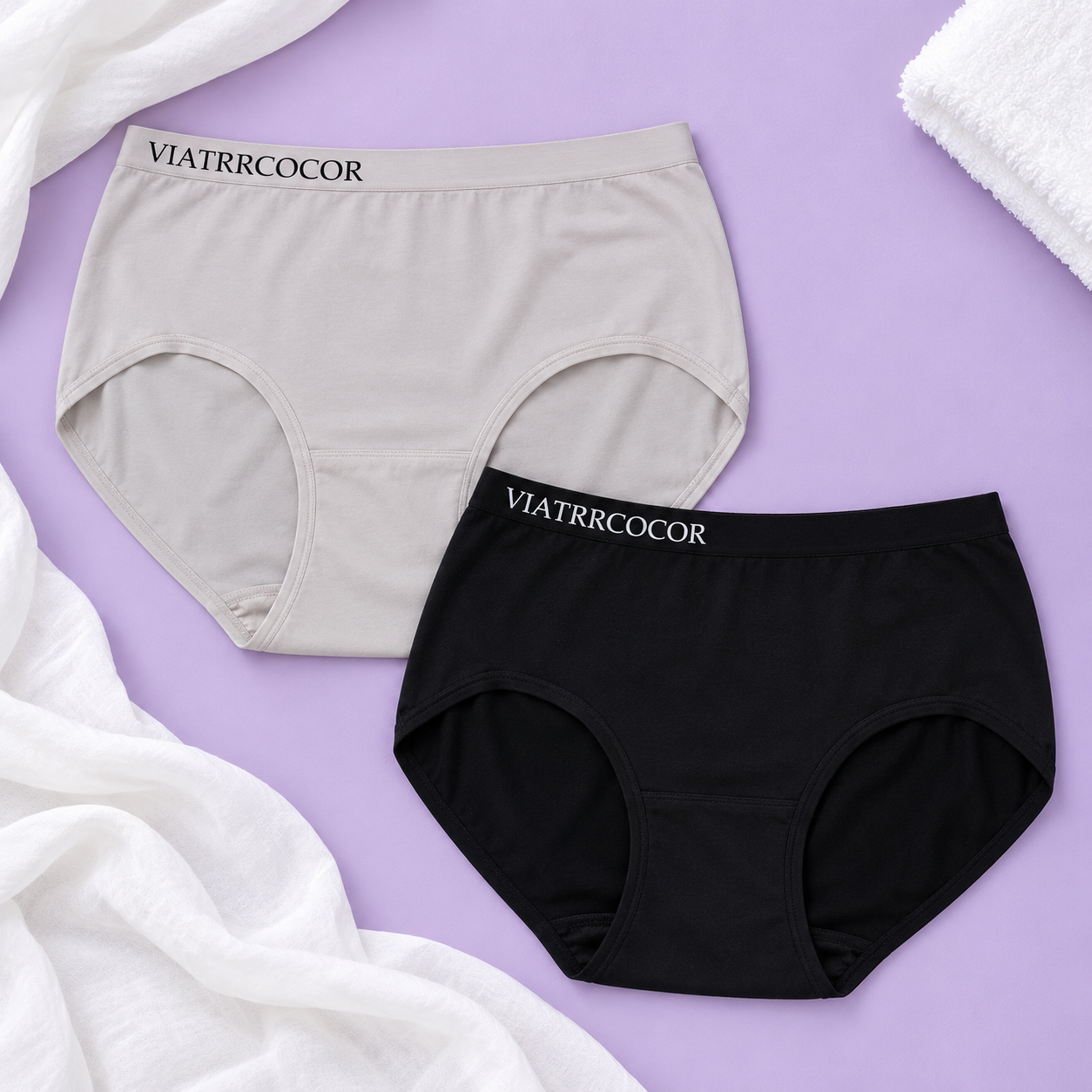 Imported Pack of 2 Printed Waistband Panties